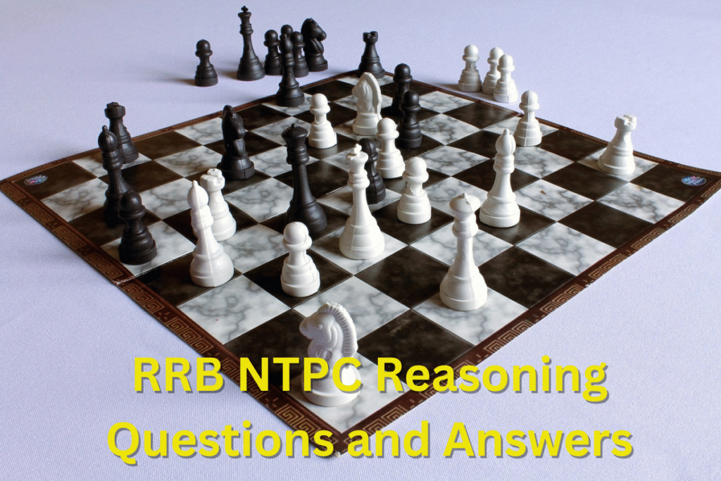RRB NTPC Reasoning Questions and Answers